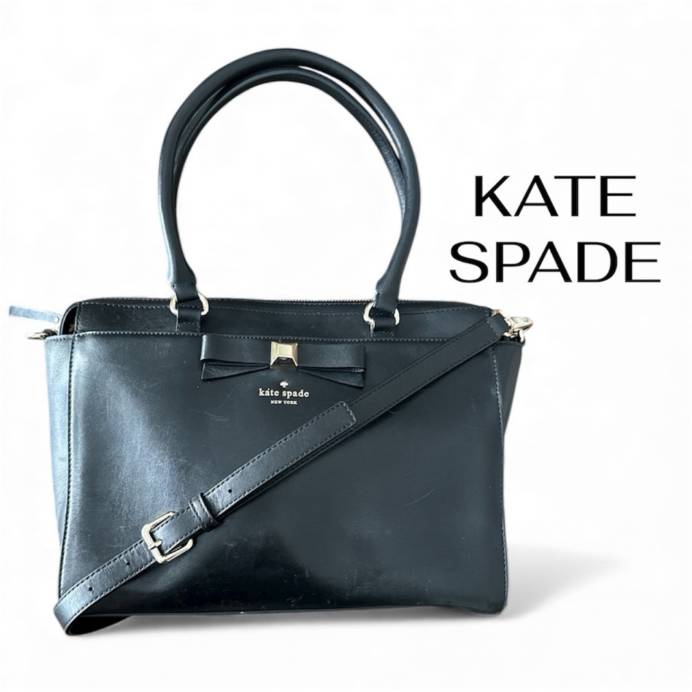KATE SPADE Jeanne Holly Street Handbag | Black